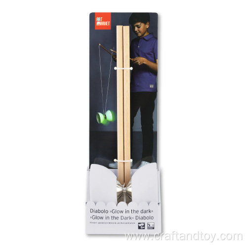 Diabolo glow in the dark wooden Sticks